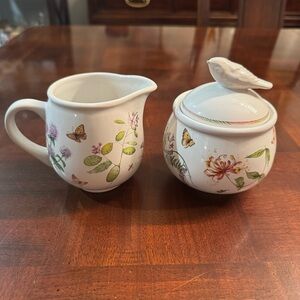 Hallmark Marjolein Bastin Wildflower Meadow Creamer & Sugar Coffee Tea
